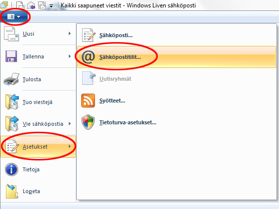 Windows Live Sähköposti